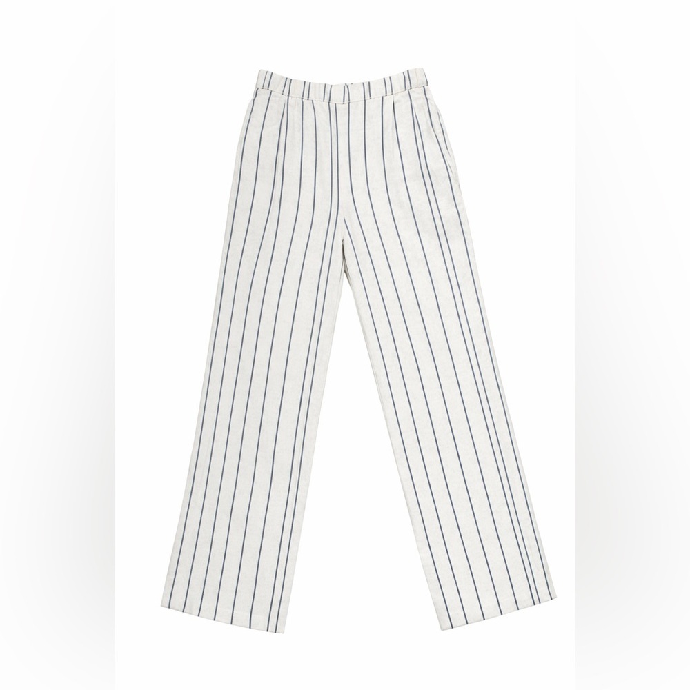 Old Navy Taylor Wide Leg Trouser Extra High Rise Stripe M